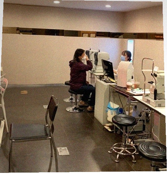 안과 진료실 모습