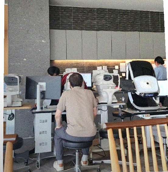 안과 진료실 모습