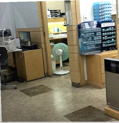 안과 진료실 모습
